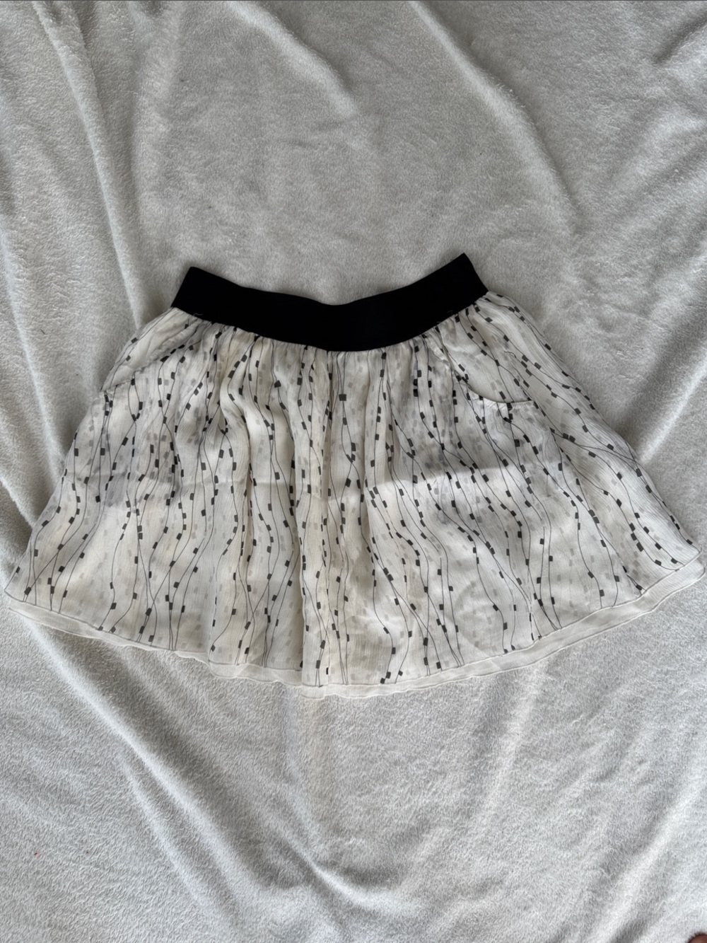 Club Monaco Silk Skirt